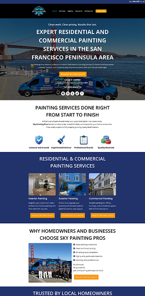 diseno web para pintores