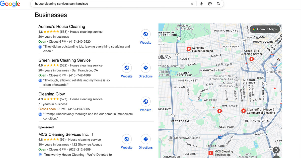 como crear una pagina de google