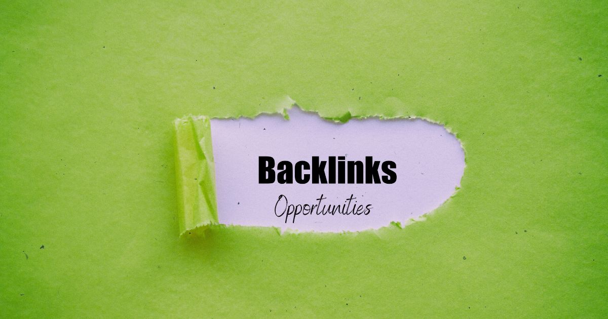 Backlink opportunities