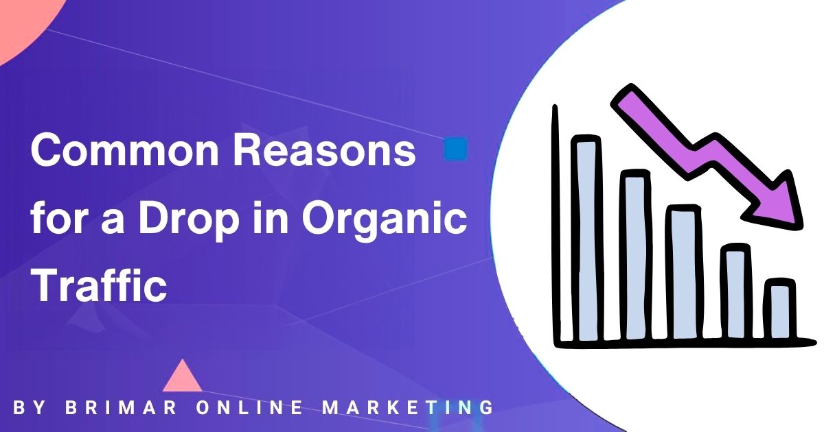 Common Reasons for a Drop in Organic Traffic