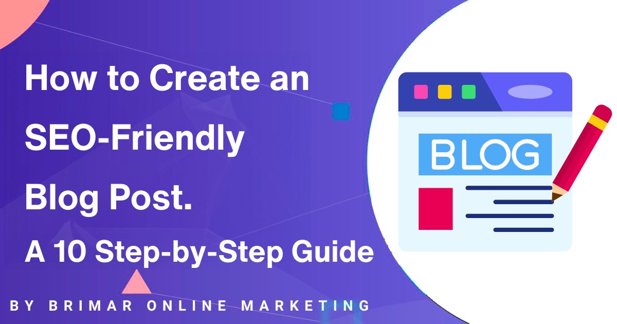 how to create an seo friendly blog post. 