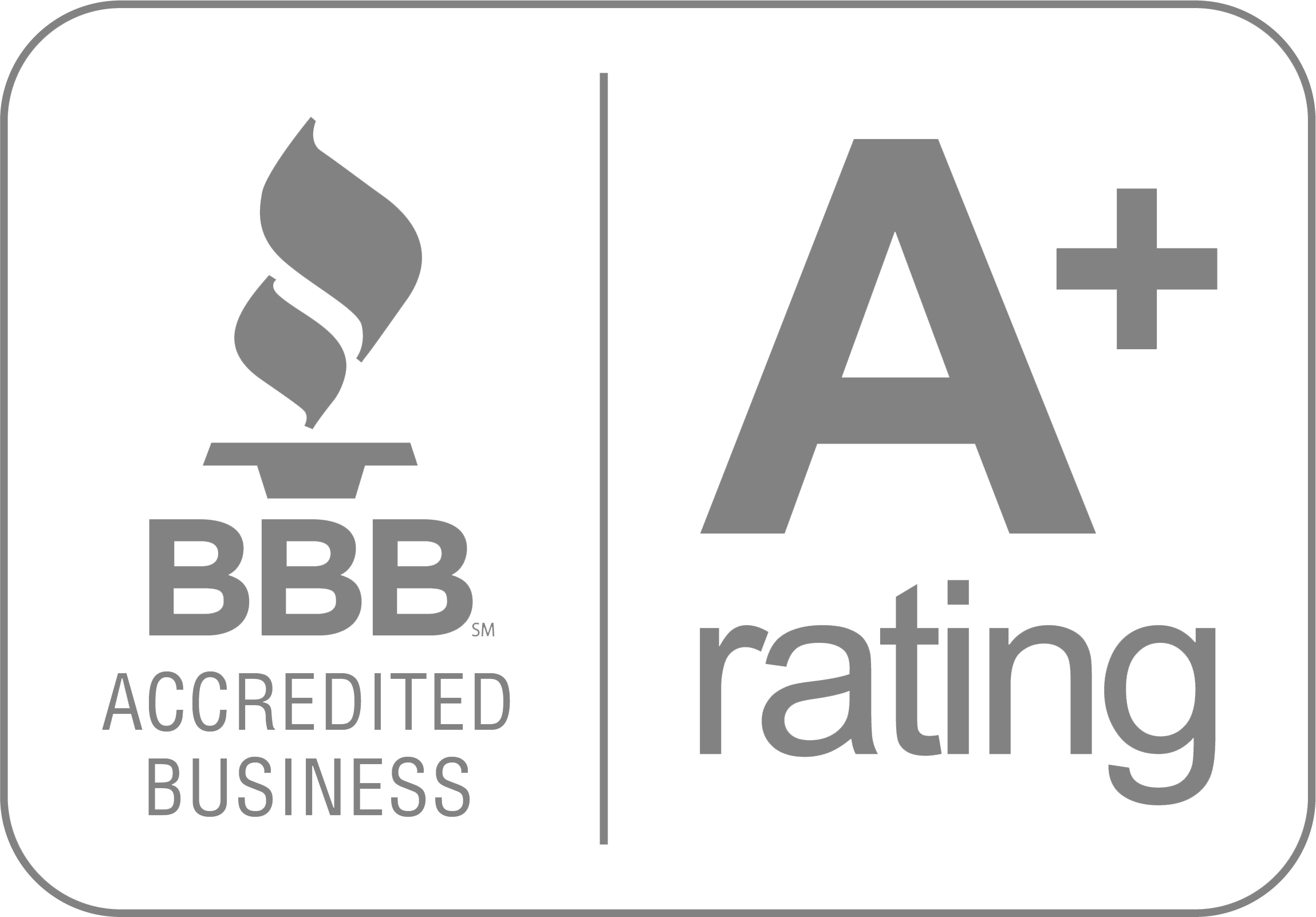BBB Accredited Business A+ rating badge Brimar Online Marketing