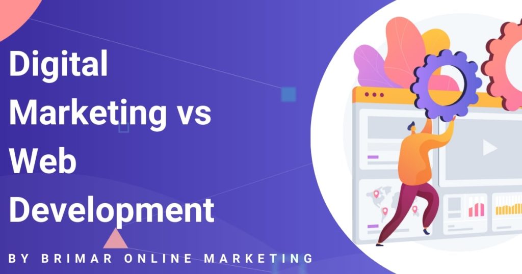 digital marketing vs web development