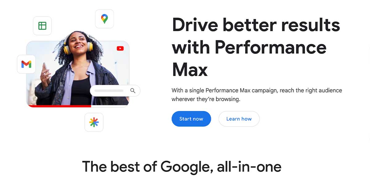 google performance max campaings