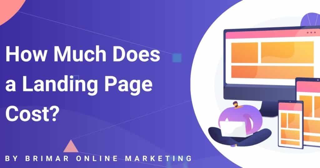 how much does a landing page cost