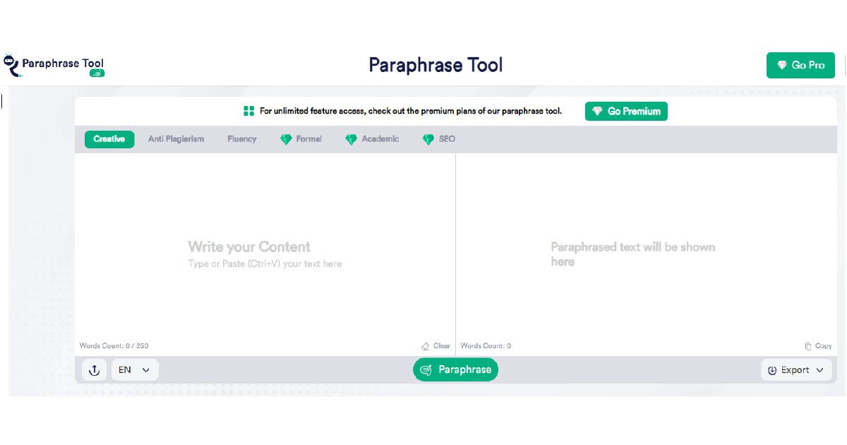 Paraphrase tool